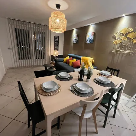 T3 Flat Moderne Sur 2 Etages Metro Parking Free Entrance Autonome