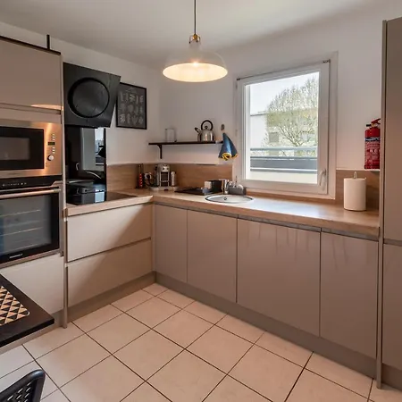 T3 Flat Moderne Sur 2 Etages Metro Parking Free Entrance Autonome * 루앙