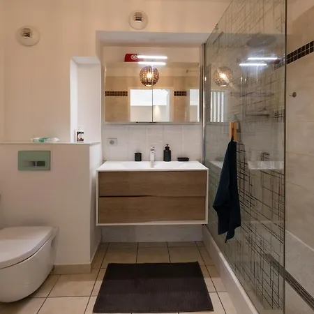 아파트 T3 Flat Moderne Sur 2 Etages Metro Parking Free Entrance Autonome 루앙