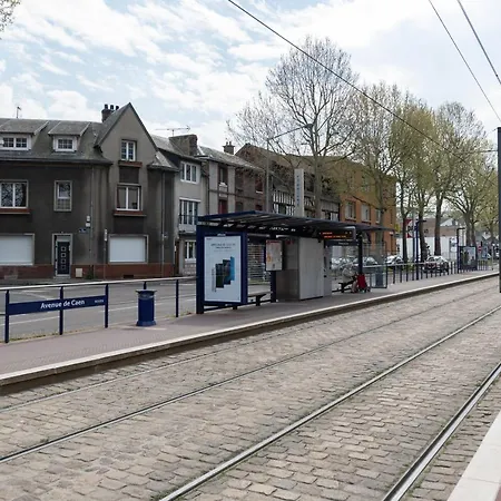 T3 Flat Moderne Sur 2 Etages Metro Parking Free Entrance Autonome * Rouen