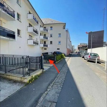Duplex T3 Moderne Au Metro - Clim & Parking Prive Apartment Rouen