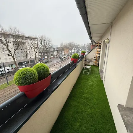 T3 Flat Moderne Sur 2 Etages Metro Parking Free Entrance Autonome *