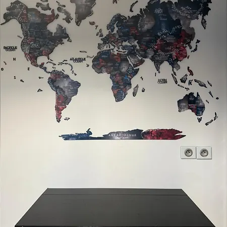 T3 Flat Moderne Sur 2 Etages Metro Parking Free Entrance Autonome * Rouen