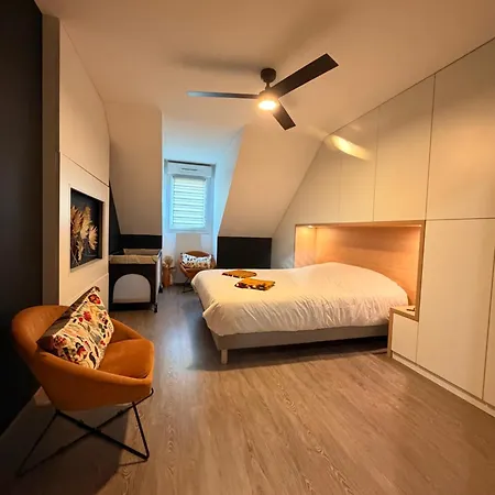 Duplex T3 Moderne Au Metro - Clim & Parking Prive Apartment Rouen