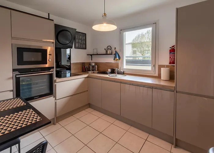 T3 Flat Moderne Sur 2 Etages Metro Parking Free Entrance Autonome * Rouen