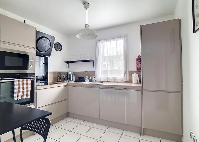 T3 Flat Moderne Sur 2 Etages Metro Parking Free Entrance Autonome Rouen