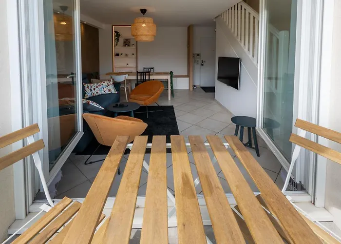 T3 Flat Moderne Sur 2 Etages Metro Parking Free Entrance Autonome Rouen